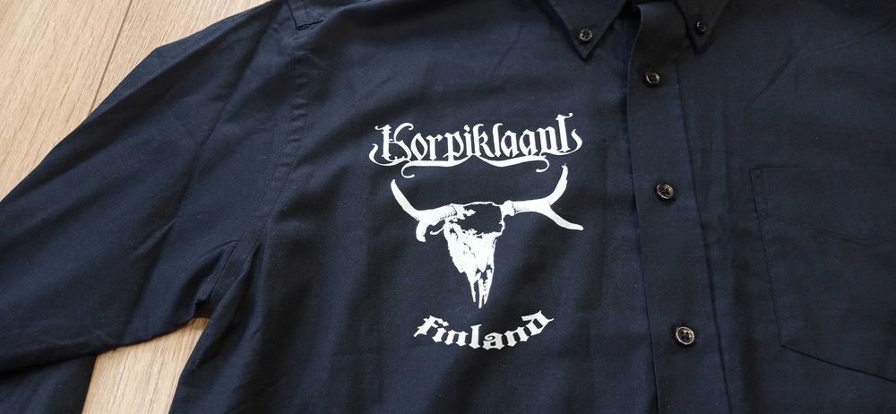НОВА! Риза Korpiklaani – Finland, официален мърчандайз, размер М