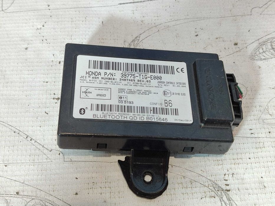 Modul Bluetooth Hands Free Honda CR-V COD: 39775-T1G-E000 2015 / [2007-2012] / (5G3)
