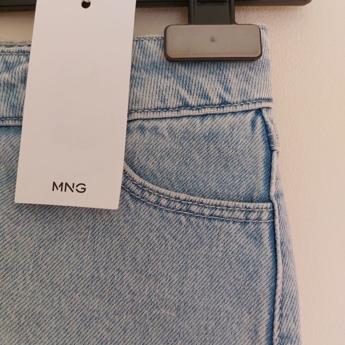 Fusta scurta de blugi Mango  pentru copii, cu nasturi