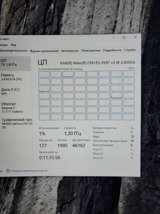 Xeon® E5-2697 v3 x2 + X99 F8D + 64Gb (8x8gb) DDR4(28 ядер 56 потоков)