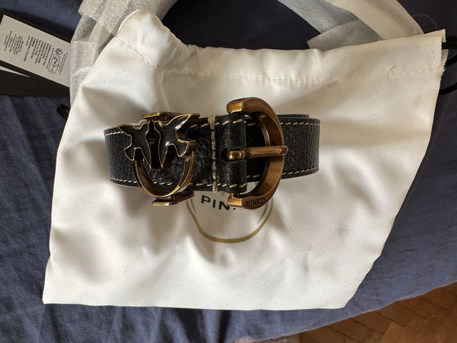 Колан черен Pinko