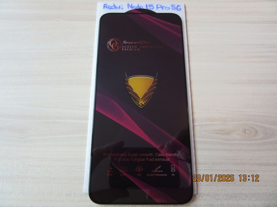 Xiaomi Redmi Note 15 Pro 5G /Redmi 15C/ OG Full Glue Стъклен протектор