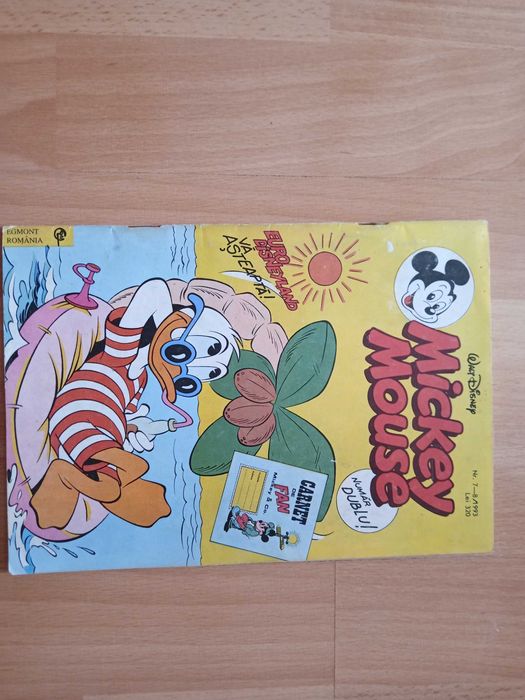 Revista banda desenata vintage - Mickey Mouse - nr 7-8 1993 EGMONT