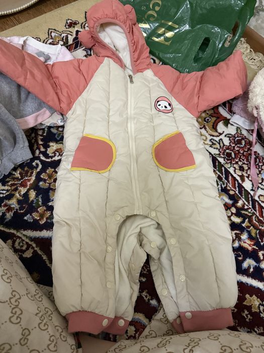 Комбинезон и шуба для девочек