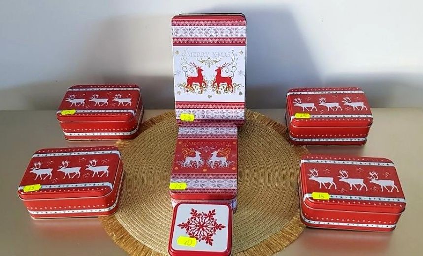 Cutii metalice vechi decorative