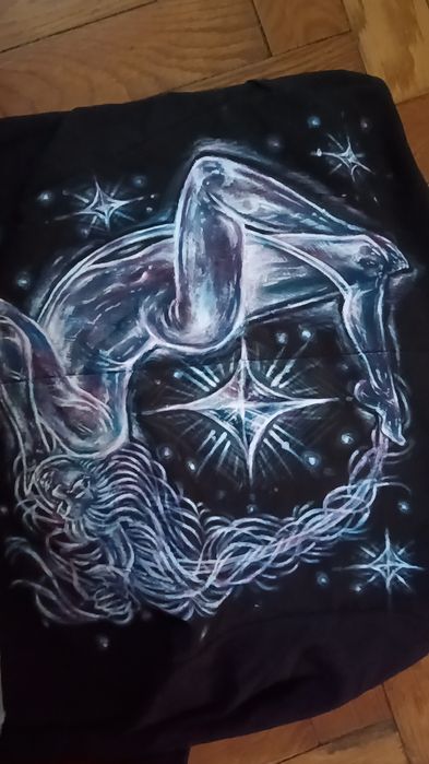 Sacou scurt elegant pictat manual