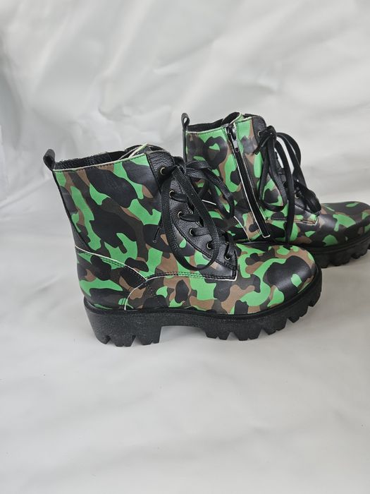 Ghete damă Army , piele naturală