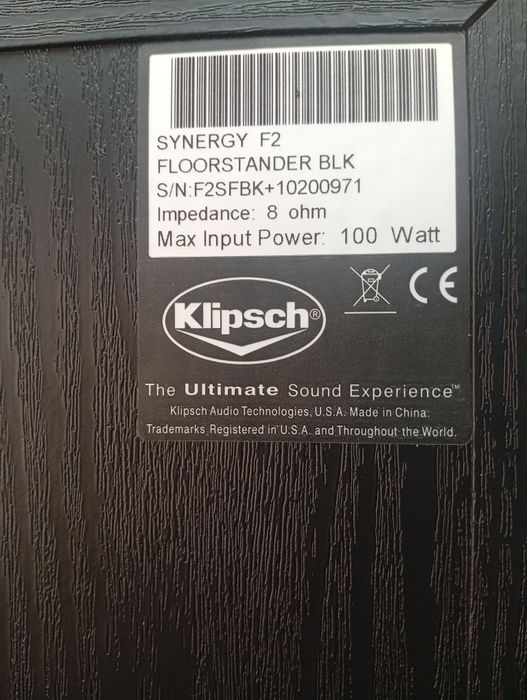 Тонколони Klipsch Synergy f-2