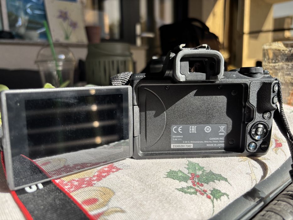 KIT  Complet Canon EOS M50 Mark II + 15–45mm + 55–200mm