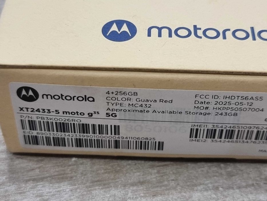 Motorola g35 5G 256GB - Неразпечатан!