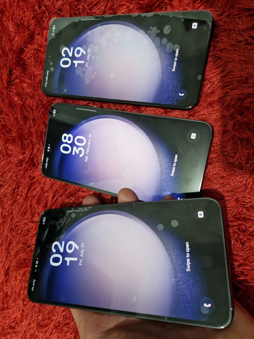 -Samsung S23 Nou 128Gb 8Ram Nefolosit 0 cicluri incarcare Black Bat: 100% tiple din fabrica nedesfacute doar telefonul poze reale nici o restrictie