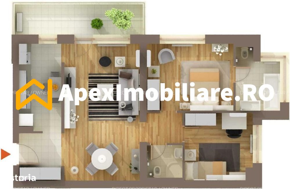 Apartament 3 camere de inchiriat Baneasa Bucuresti | ApexImobiliare.ro