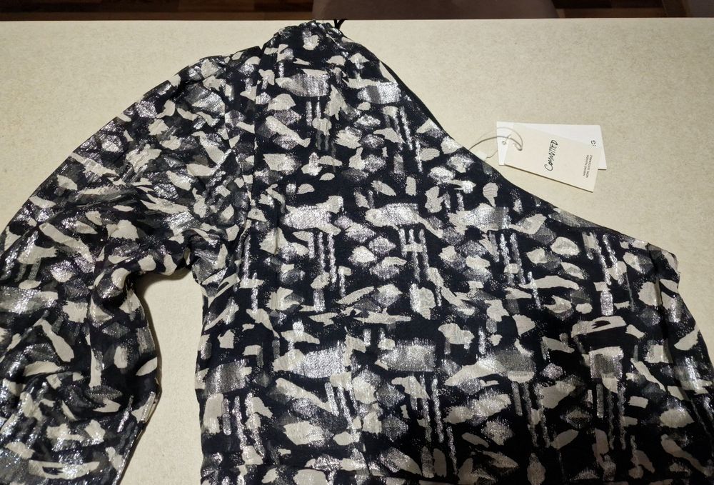 Дамска блуза с едно рамо на "Манго"