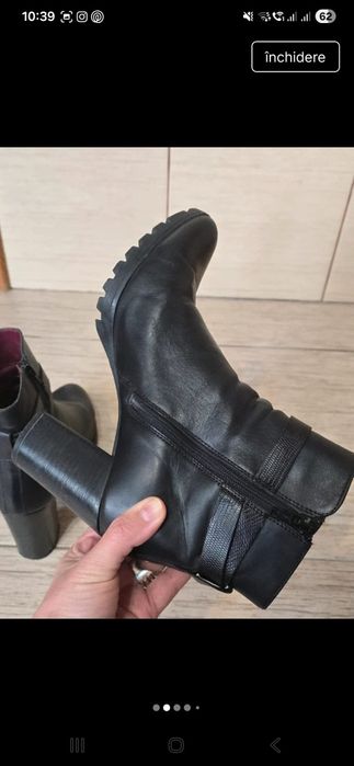 2 perechi ghete dama piele Benvenuti, marime 38