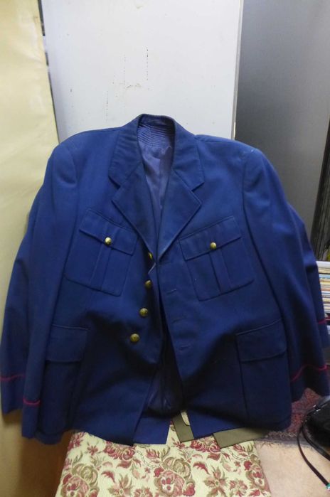 Uniforma de Ceremonie Gala Armata Ofiter Superior RSR Romania Epoleti