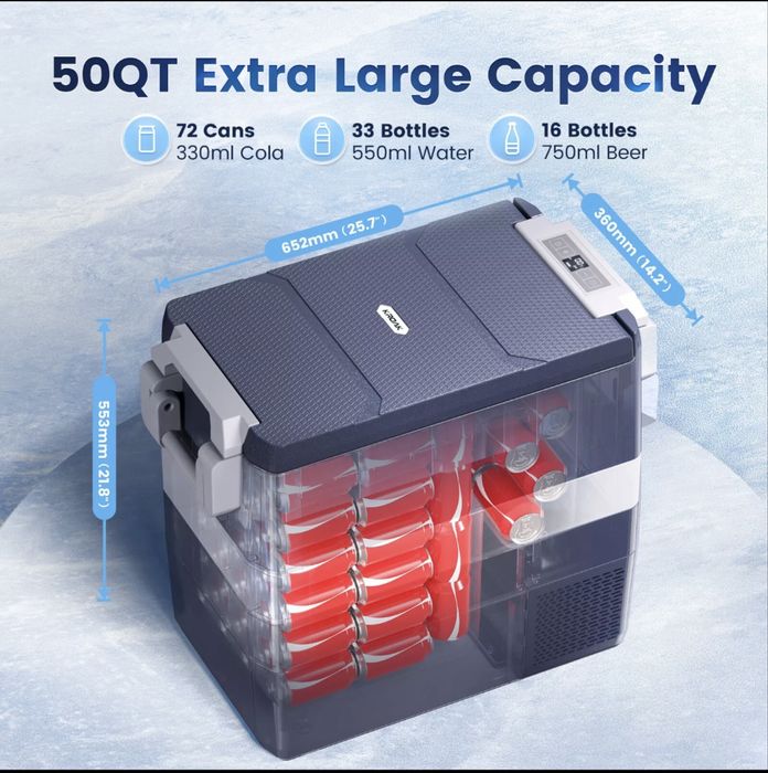 Компресорен Хладилник 50Литра