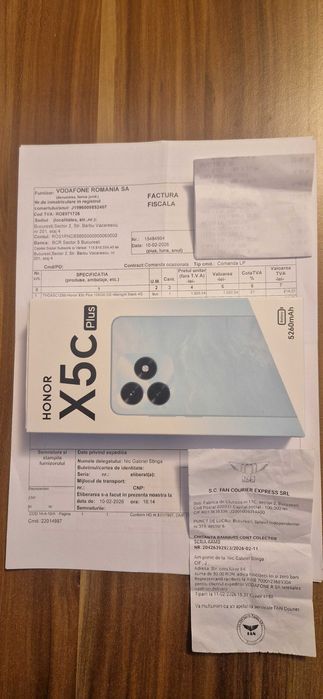 Honor X5c Plus  128 G   nou sigilat la cutie cu garantie culoare Negru