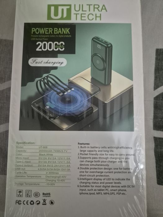 Пауэр банк аккумулятор для телефона