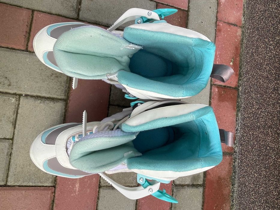 Patine pentru copii, lame otel inoxidabil, marime 41