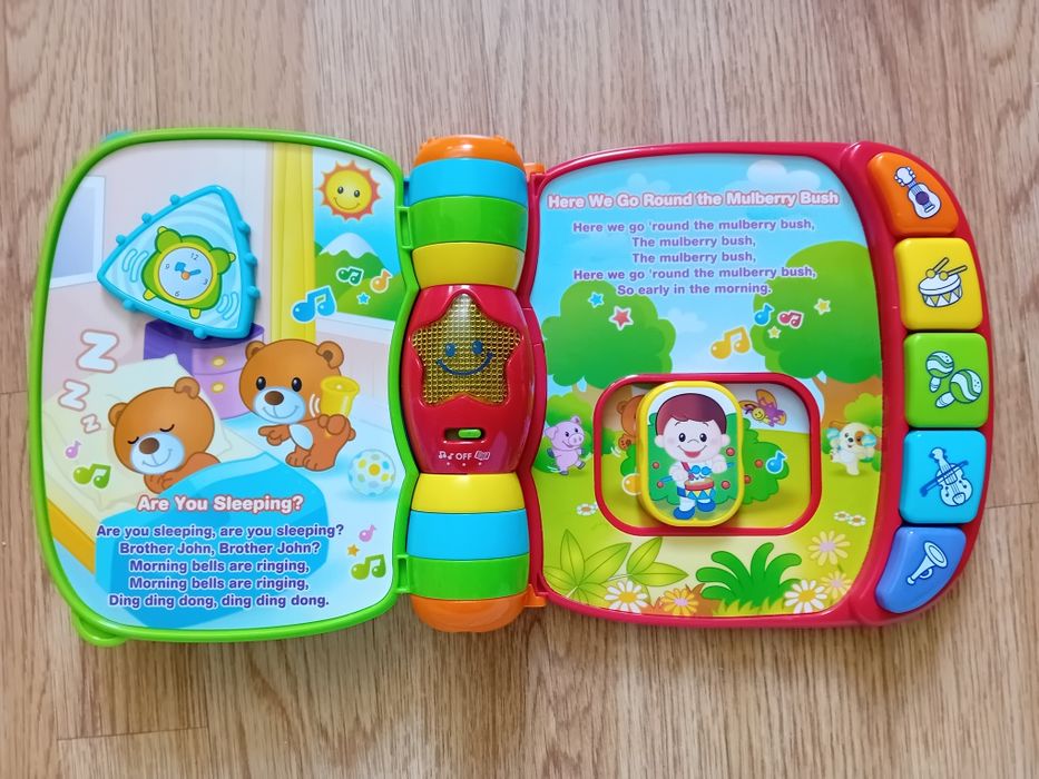 Carte muzicală interactivă VTech Musical Rhymes Book (Engleză) - Stare foarte bună