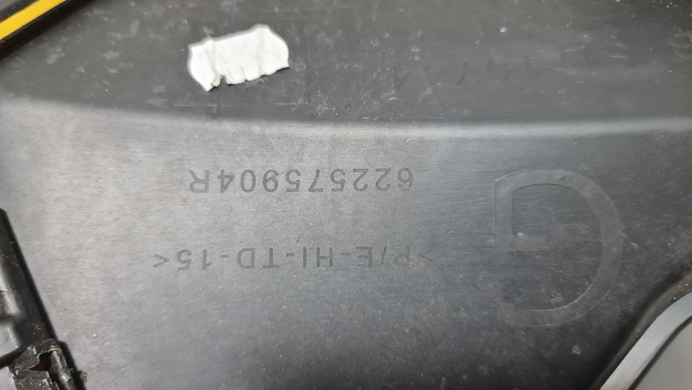 Grila bara fata masca  trager proiector Renault Megane 5 V Etech