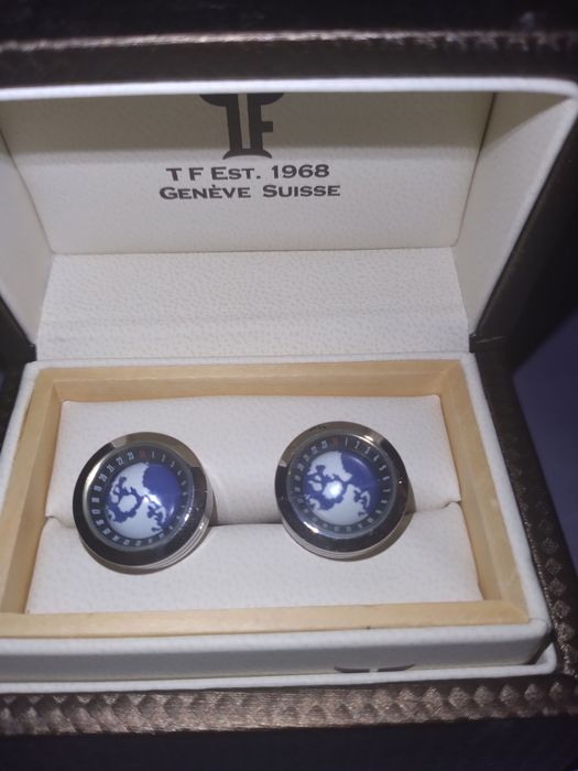 Ръкавели/копчета за риза TF Est. 1968 Globe Geneve Suisse