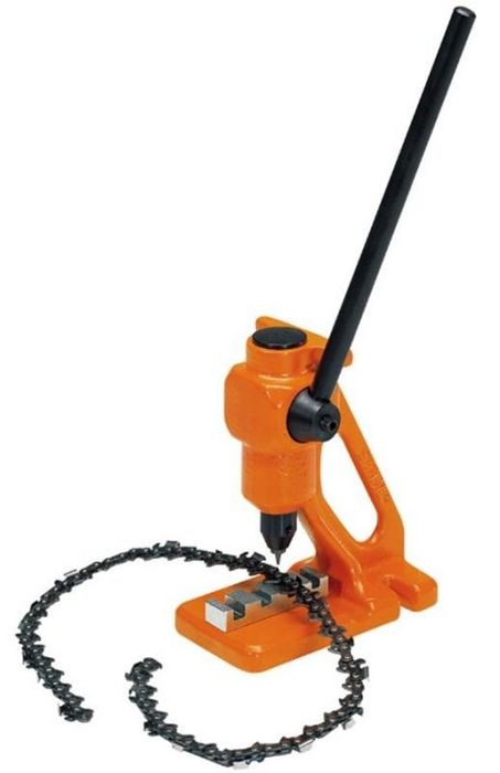 Для цепей STIHL станок расклепочный и заклепочный