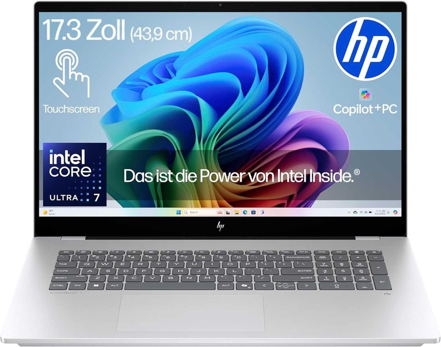 Laptop HP Omnibook 7, ecran 17` Led FHD Touch, 32 Ram DDR5,  NOU