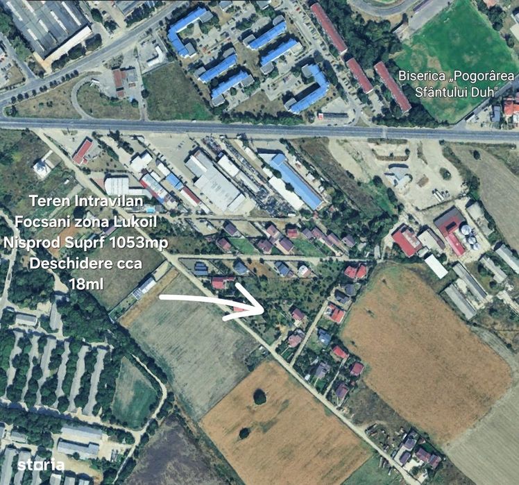 Teren Focsani Intravilan Zona Centura E85 Lukoil Nisprod