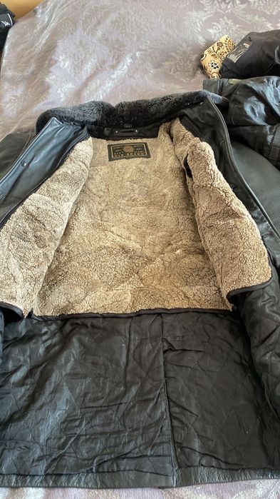 Продам кожанную дубленку! Размер 52-54!