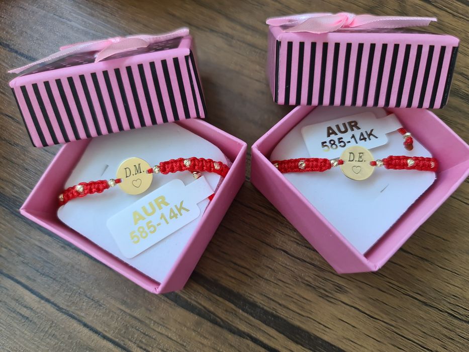 Realizez bratari cu bile de aur 14K si pietre semipretioase