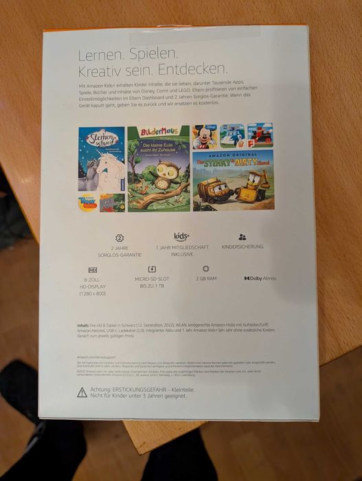 Tableta pentru copii (amazon)