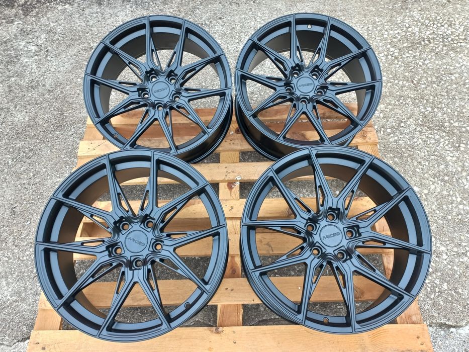 19"Marsille Bmw 5×120 E46 E90 E91 E92 F10 G11 F12 X1 X3 X5 4x4 Black Matt .8.5ж ет33