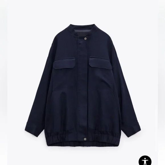 ZARA пролетен бомбър от лен р-р ХС