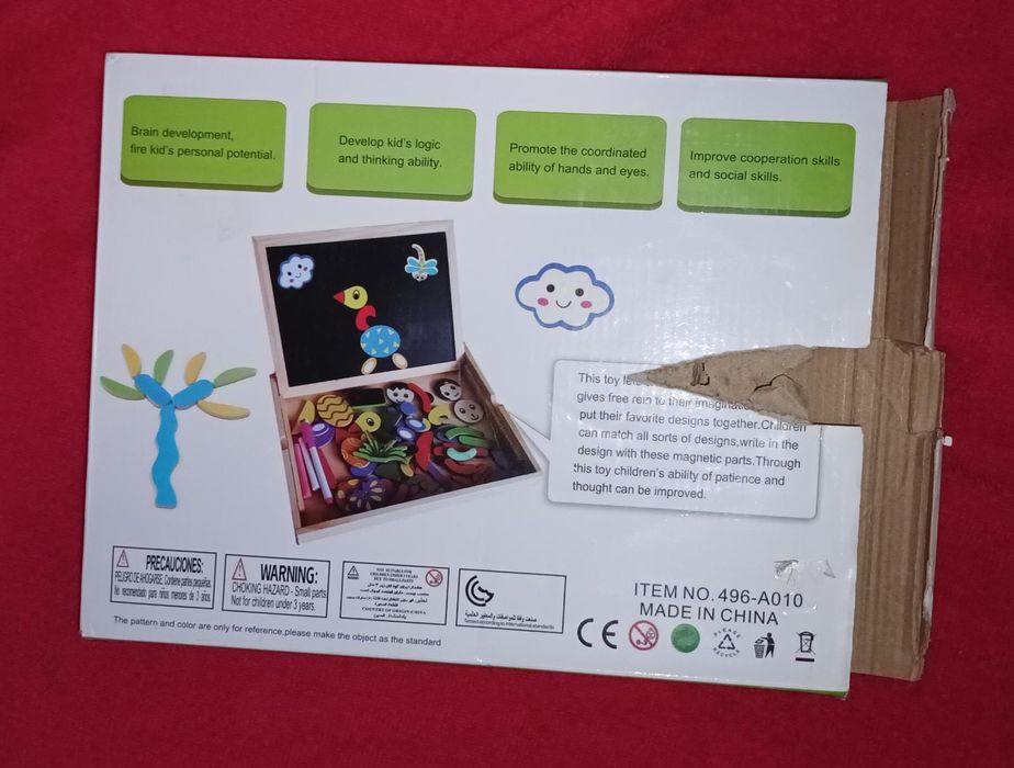 Tabla magnetica cu litere