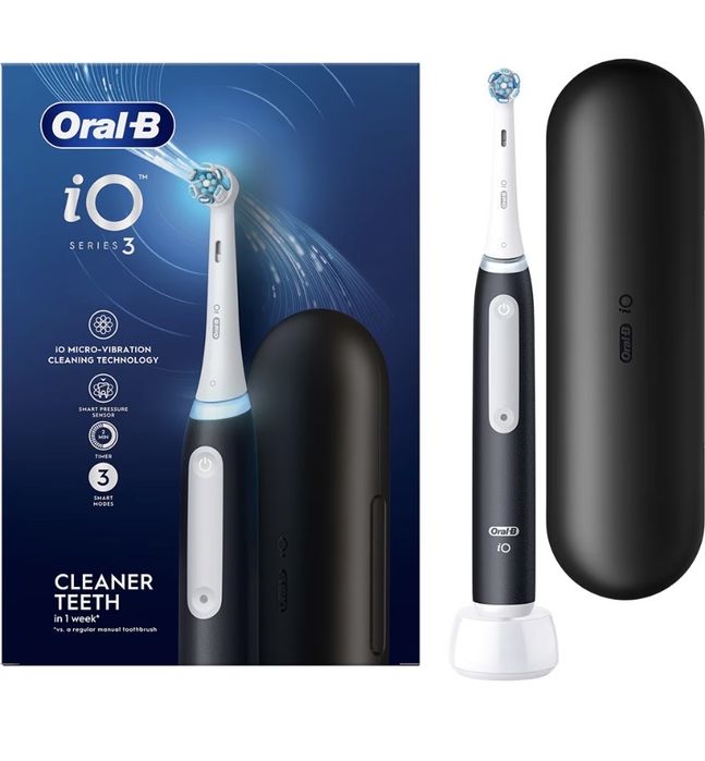 Periuta de dinti electrica ORAL-B iO3, 3 programe, 1 capat, negru
