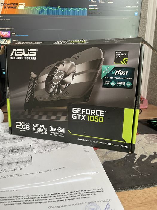 Видеокарта gtx1050 2gпамяти