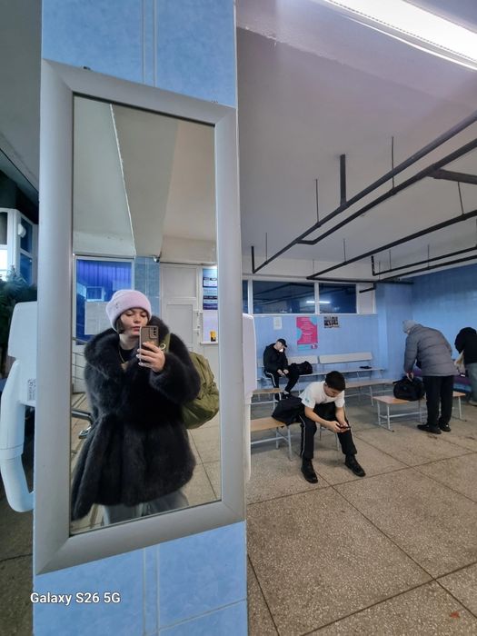 Эко шуба  в идеальном состоянии