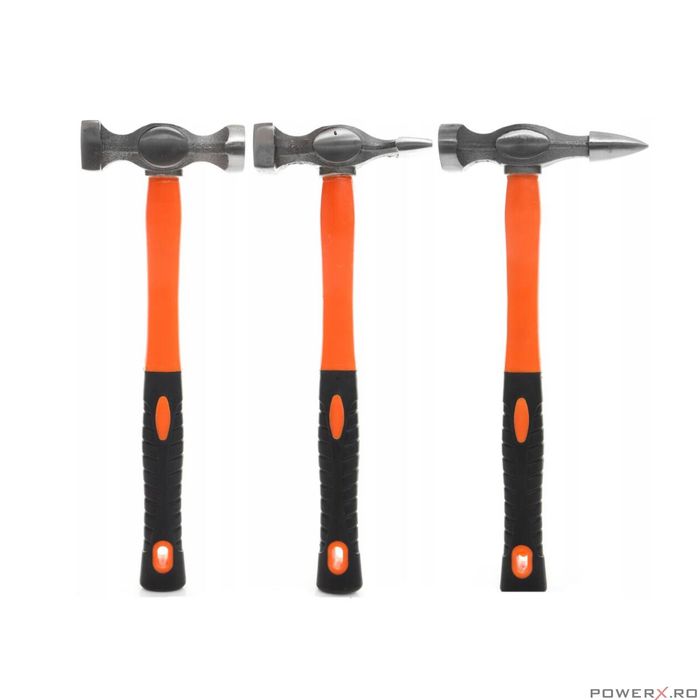 Trusa tinichigerie auto, set ciocane si nicovale, 7 piese, Kraft