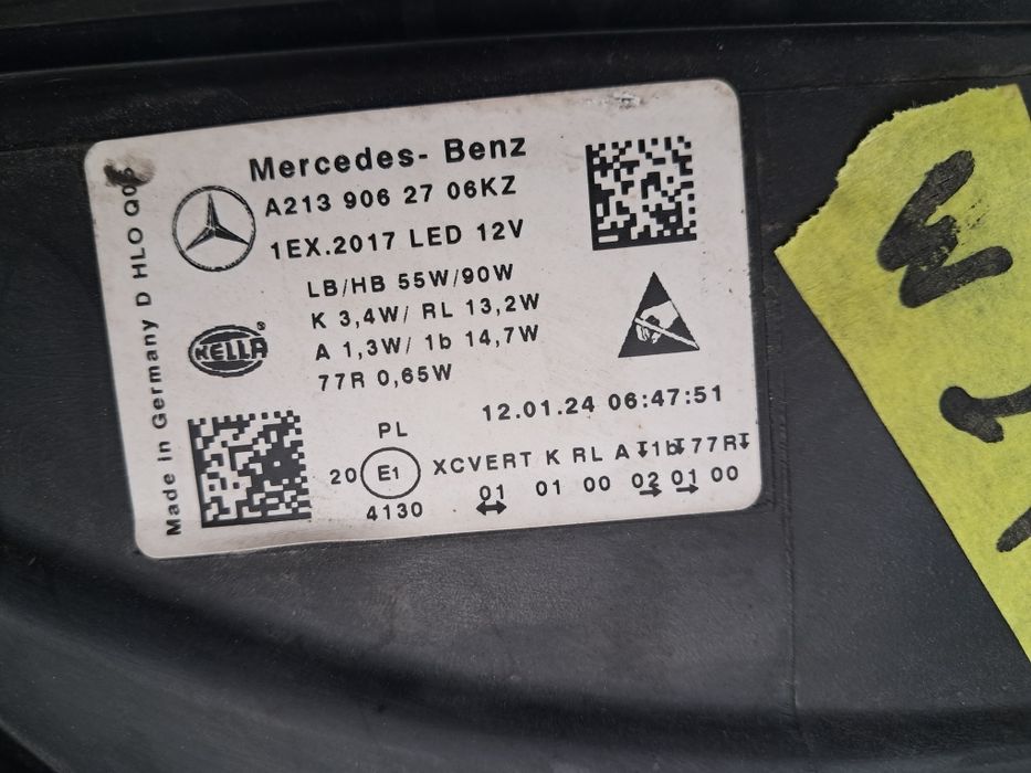 Фар Mercedes W213