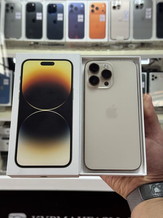  iPhone 14pro max 5G 1TB gold в отличном сост.