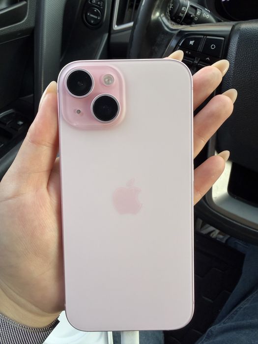 IPhone 15, 128ГБ, розовый