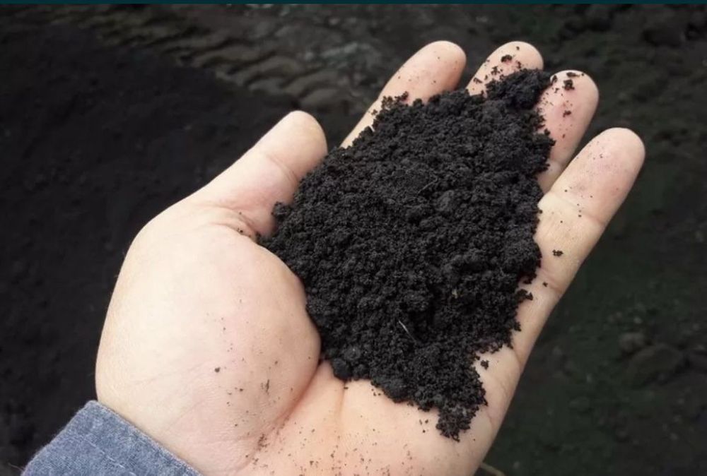 Горный чернозем в мешках