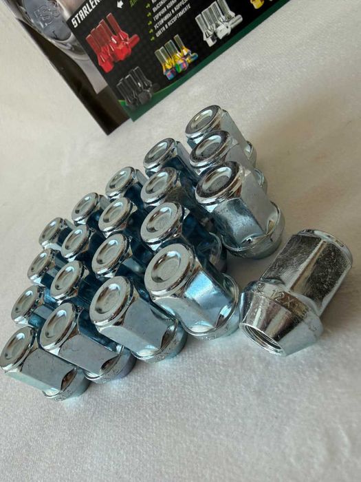 Гайка колесная М12х1.5х35 цинк конус ключ 19, 20шт