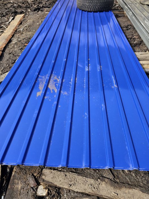 Профлист синий полимерный 0.4мм