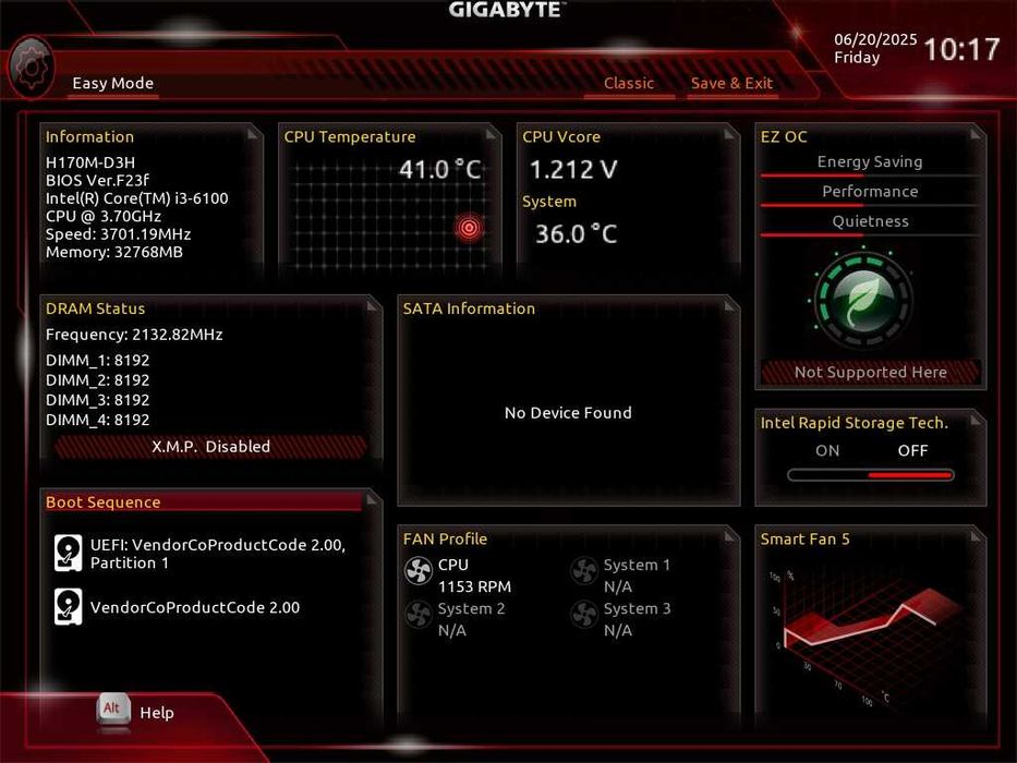 Дъно Дънна платка GIGABYTE GA-H170M-D3H 1151 DDR4 до 64GB