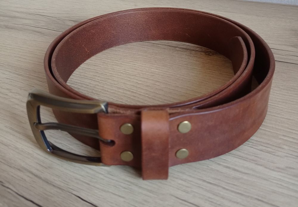 Ремень кожаный ручная работа