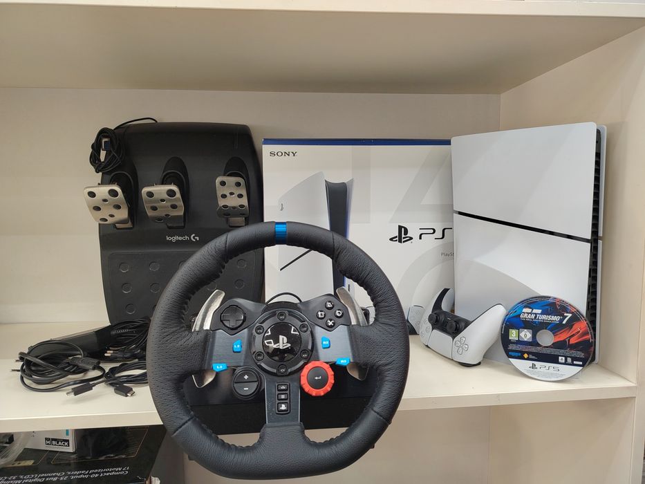 Хб! Playstation 5 Slim 1TB Disk Logitech G29 ГАРАНЦИЯ!