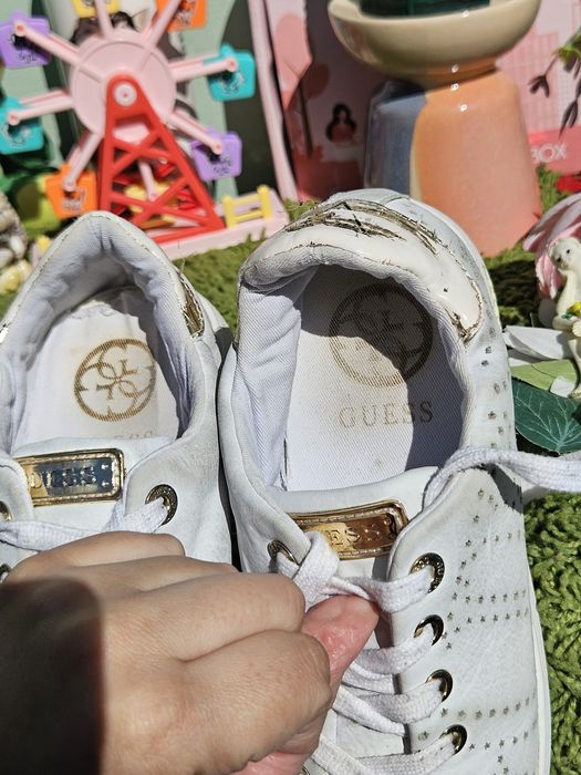 Guess кецове от кожа N38