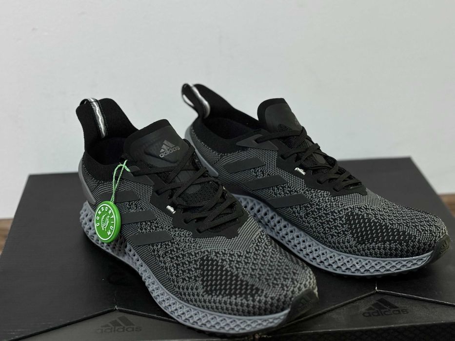 Adidas 4D RUNNING V1 Black/Grey - 43 1/3